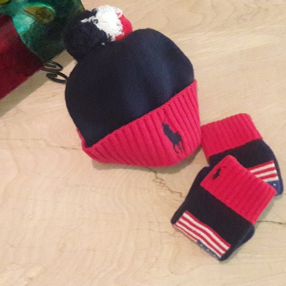 POLO WINTER CAP AND GLOVES